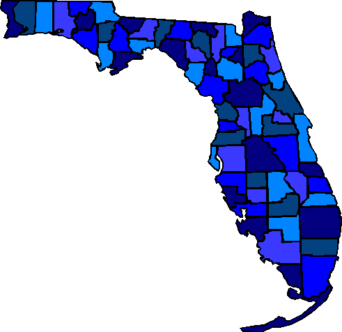 map of florida cities and beaches